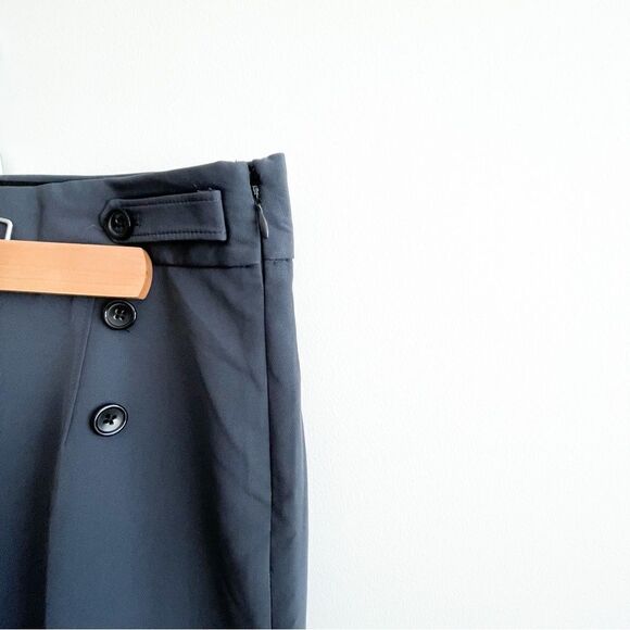 Banana Republic Factory Military Pants Pacific Navy Women's 6 Button Front NWT - Picture 4 of 12